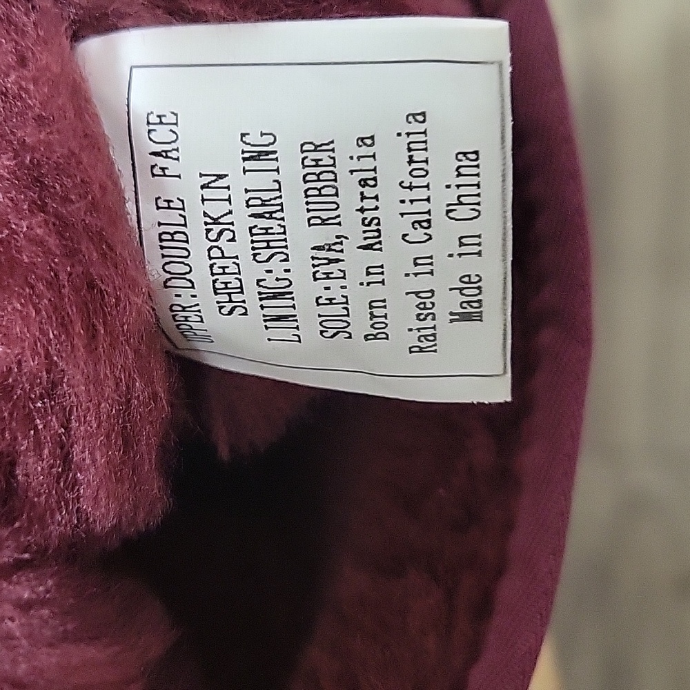 Burgandy Austrailian Luxe Boots - Picture 7 of 12